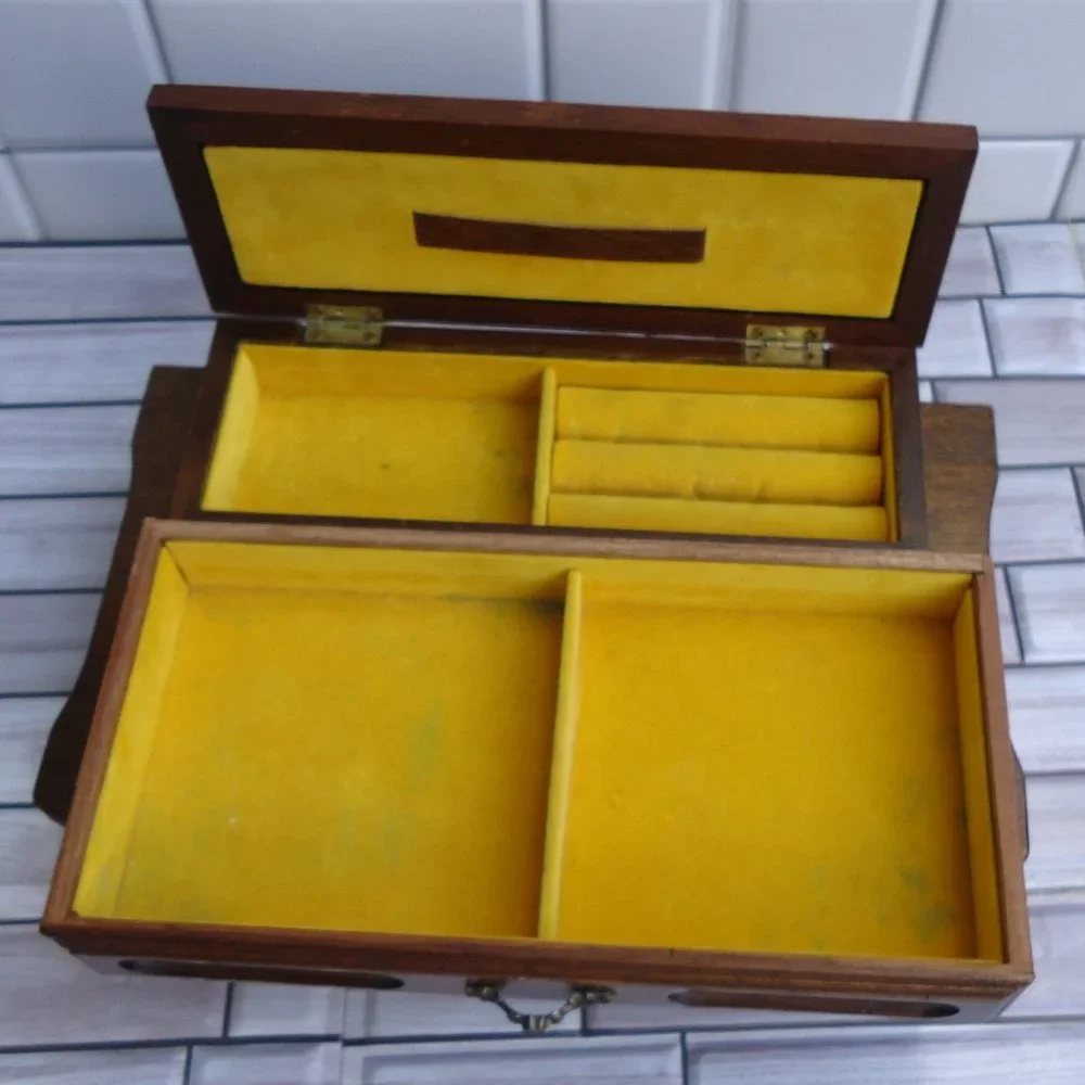 Jewelry Wood Designed Box or organizer storage.